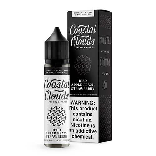 Coastal Clouds - Apple Peach Strawberry Iced - Kure Vapes