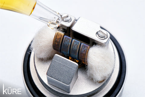 Close up of vape coil